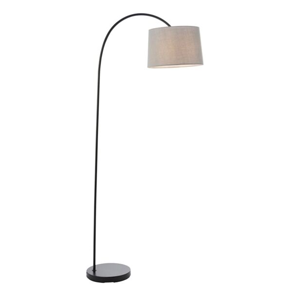 Endon Lighting - Carlson - 78163 - Black Grey Floor Lamp