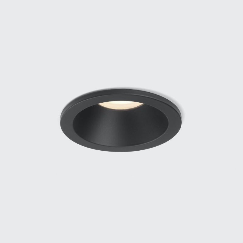 Astro - Minima Round Fixed 1249017 - IP65 Matt Black Downlight/Recessed ...