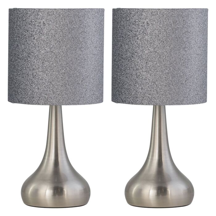 2 bedside fashion lamps