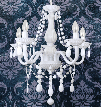 Glamourous Bedroom Lighting — Marie Therese and Crystal